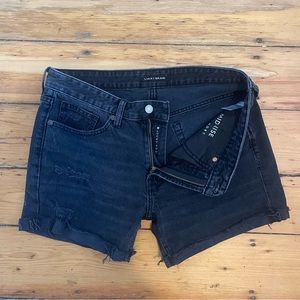 Lucky Brand Black Jean Shorts